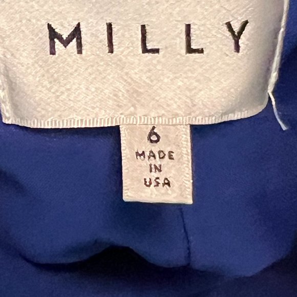 Milly blue size 6 dress like new - Picture 3 of 4